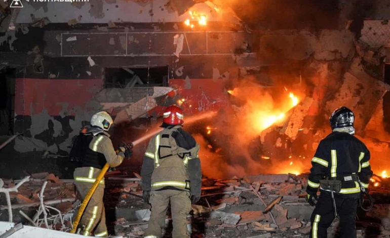 Russia launches massive drone attack on Ukraine